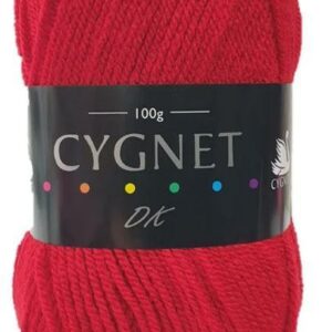 Cygnet DK Double Knitting Acrylic Yarn 100g 1252 Cherry