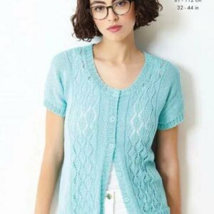 King Cole 4ply Knitting Pattern Top and Cardigan 5848