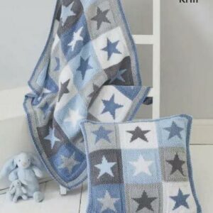 King Cole DK Knitting Pattern Blankets and Cushion Covers 5734