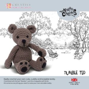 Knity Critters Crochet Kit Tumble Ted KC593