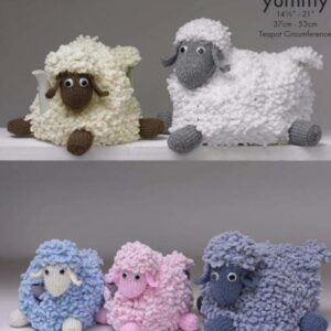 King Cole Funny Yummy Kniting Pattern Tea Pot Cosies 9119