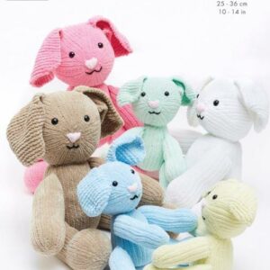 King Cole Yummy Knitting Pattern Rabbit 9150
