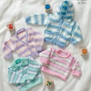 King Cole DK Knitting Pattern Jacket Sweaters and Cardigan 2887