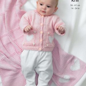 King Cole DK Knitting Pattern In the Pink 3317