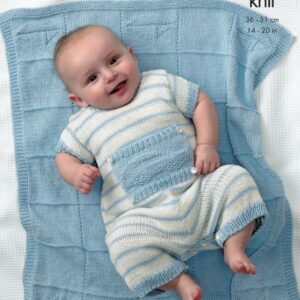 King Cole DK Knitting Pattern Little Boy Blue 3318