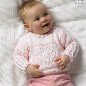 King Cole DK Knitting Pattern Sweaters and Blanket 3012
