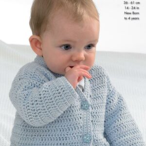 King Cole DK Crochet Pattern Cardigan Hooded Gilet and Sweaters 3478