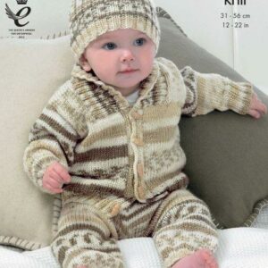 King Cole DK Knitting Pattern Outdoor Set 4008