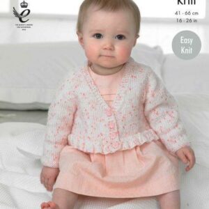 DIS King Cole DK Easy Knit Knitting Pattern Cardigans 4317