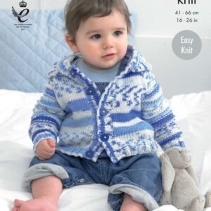 King Cole DK Easy Knit Knitting Pattern Cardigans 4200