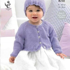 King Cole DK Knitting Pattern Cardigans and Hat 4194