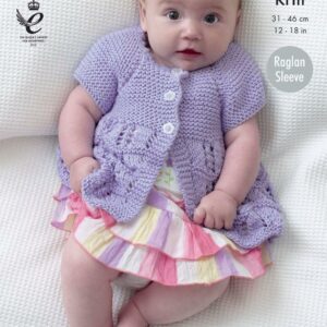 King Cole DK Knitting Pattern Blanket Matinee Coats Cardigan 4431