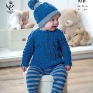 King Cole DK Knitting Pattern Baby Set 4729