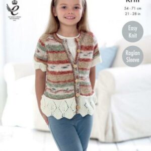 King Cole DK Easy Knit Knitting Pattern Cardigans 4782