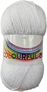 Cygnet Colourful DK Wool Yarn 100g - Antique White 9001