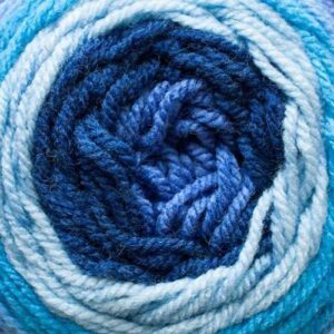 Caron Cakes Aran Knitting/Crochet Wool Yarn 200g -17013 Blueberry Cheesecake