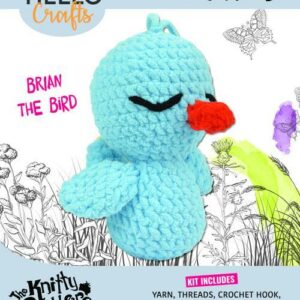 Knitty Critters Hello Softie KC893 Brian The Bird