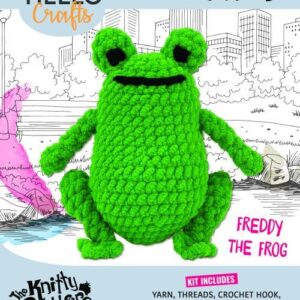 Knitty Critters Hello Softie KC897 Freddy The Frog