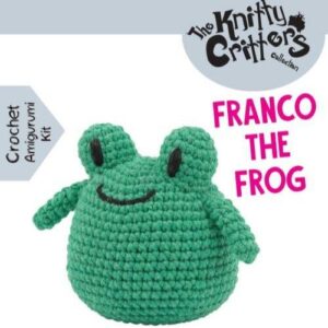 DIS Knity Critters Pouch Pals KC874 Franco The Frog