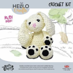 Knity Critters Crochet Kit Ruby Rabbit KC569