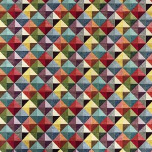 Cotton Woven Tapestry Upholstery Fabric Material GEMSTONE