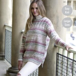 King Cole Aran Knitting Pattern Sweaters 5267