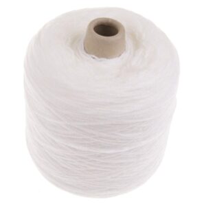 James C Brett 500g Baby 4 Ply Pastel Cone Knitting Wool Yarn - BY4 WHITE