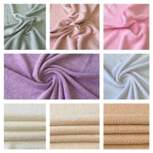 Stretch Terry Towelling Fabric Material