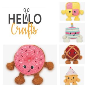 Knitty Critters The Fabulous Baker Gang DIY Amigurumi Crochet Kit