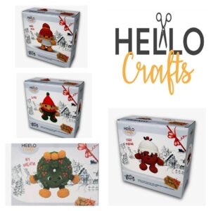Knitty Critters Make Christmas Amigurumi Crochet Kit
