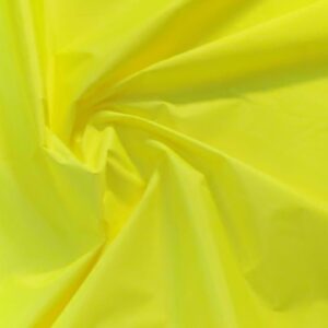 Waterproof 4oz NYLON Fabric Material PU Coated - HI-VIZ YELLOW