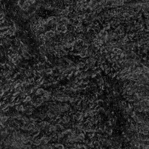 Super Luxury Mongolian Faux Fur Fabric Material BLACK