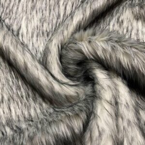 Super Luxury Faux Fur Fabric Material - BOLOGNA ECRU