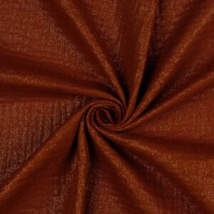 Glitter Double Gauze Fabric Material - TERRACOTTA