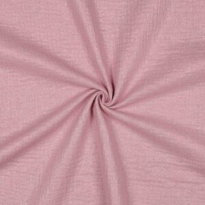 Glitter Double Gauze Fabric Material - PALE PINK