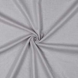 Glitter Double Gauze Fabric Material - LT GREY