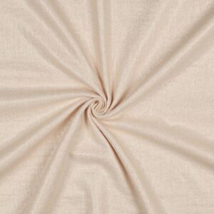 Glitter Double Gauze Fabric Material - BEIGE