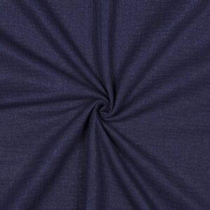 Glitter Double Gauze Fabric Material - NAVY