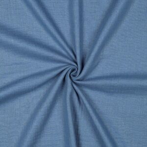 Glitter Double Gauze Fabric Material - BLUE