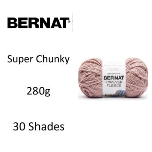 Bernat Forever Fleece Super Chunky Knitting Wool Yarn 280g