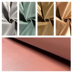 Metallic Leatherette Fabric Material