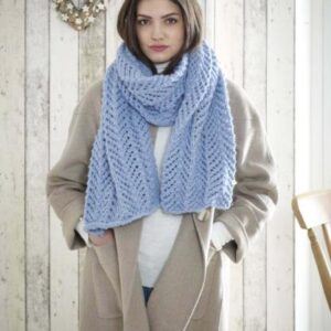 King Cole Chunky Knitting Pattern Shawls 5183
