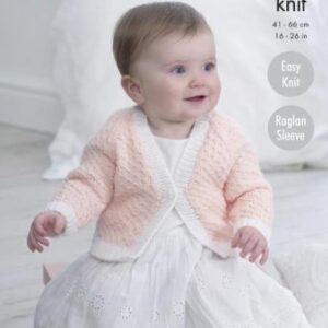 King Cole DK Knitting Pattern Cardigans 5258