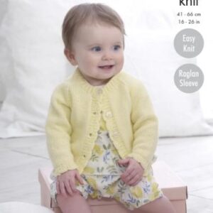 King Cole DK Knitting Pattern Cardigans 5257