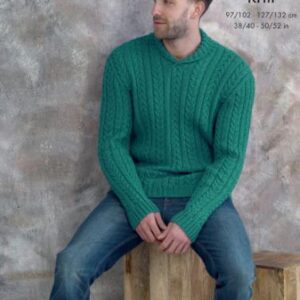 King Cole DK Knitting Pattern Sweater and Pullover 5247