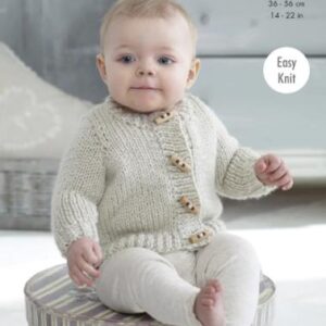 King Cole Chunky Knitting Pattern Cardigans and Waistcoats 5236