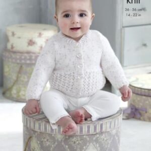 King Cole DK Knitting Pattern Sweater Cardigans and Waistcoat 5233