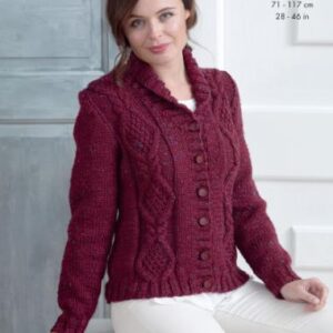 King Cole Chunky Knitting Pattern Cardigans 5014