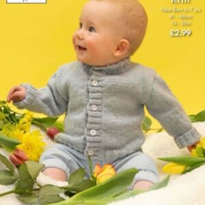 King Cole DK Knitting Pattern Baby Cardigans 1009