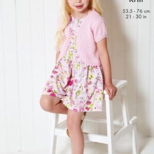 King Cole DK Knitting Pattern Matinee Coat Hat and Blanket 5947